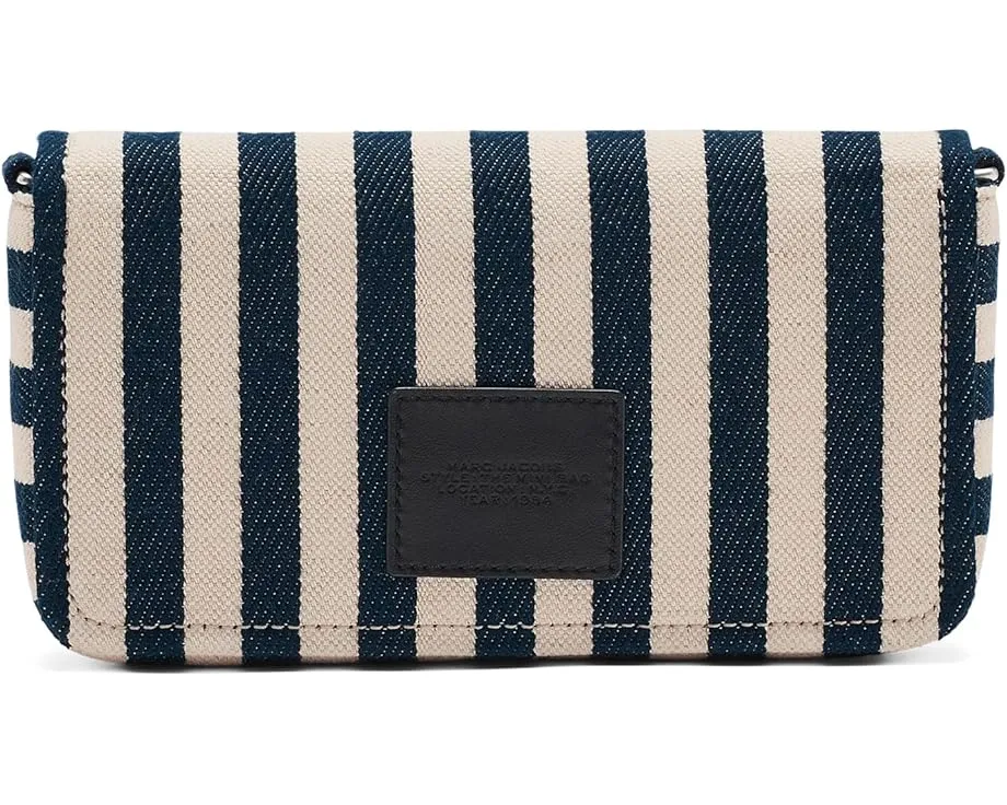 Мини-сумка Marc Jacobs из полосатого холста