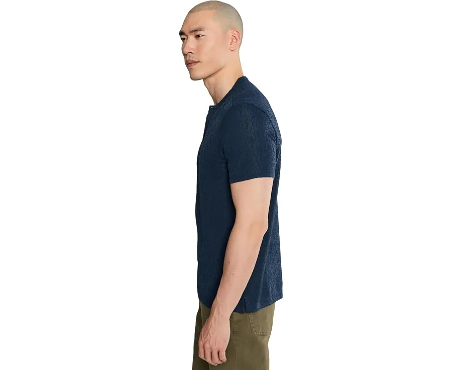 Футболка John Varvatos Egon Henley с планкой на четырех пуговицах