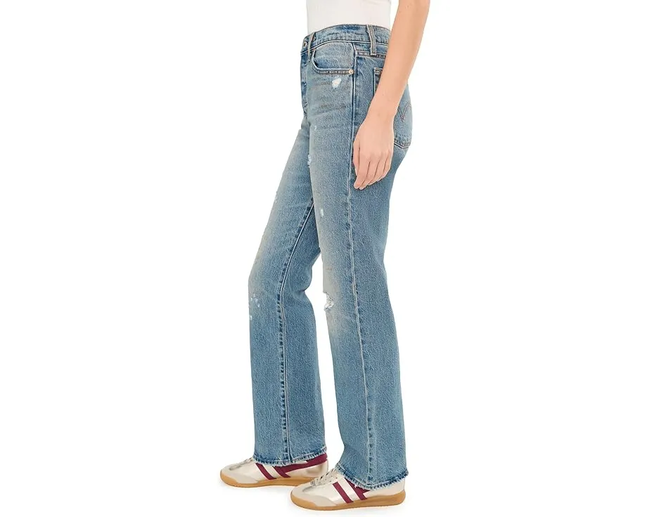Джинсы Levi's Wedgie Boot с клешем и эффектом подтяжки