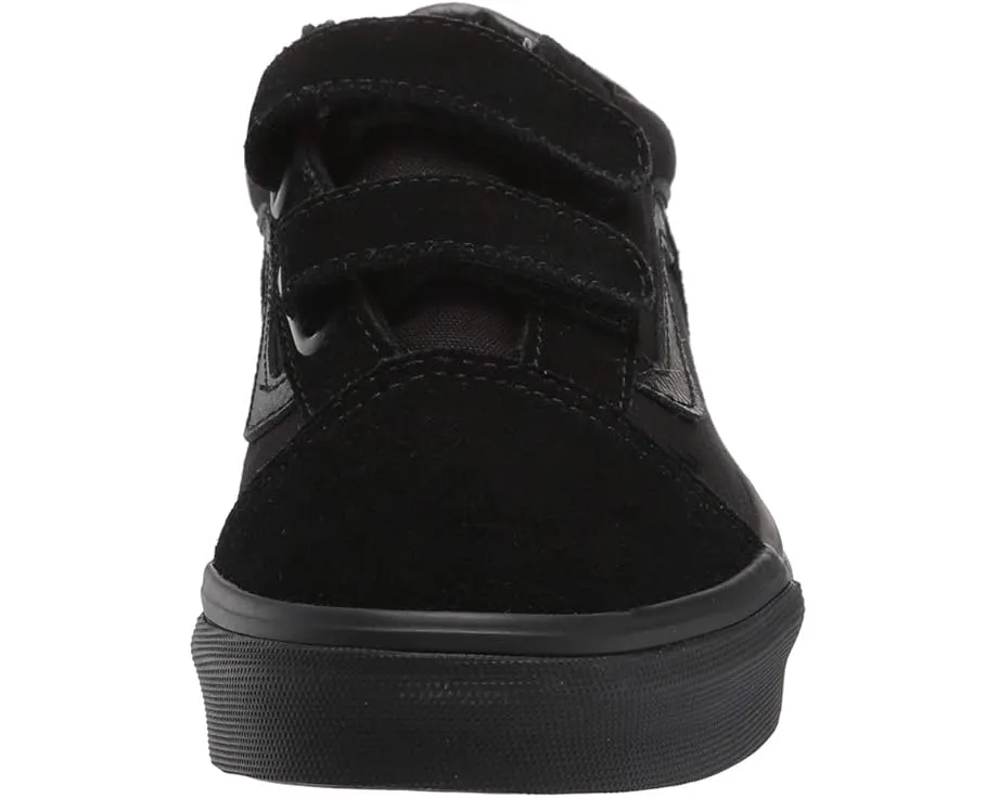 Детские кроссовки Vans Old Skool V на липучках с платформой и усиленным носком