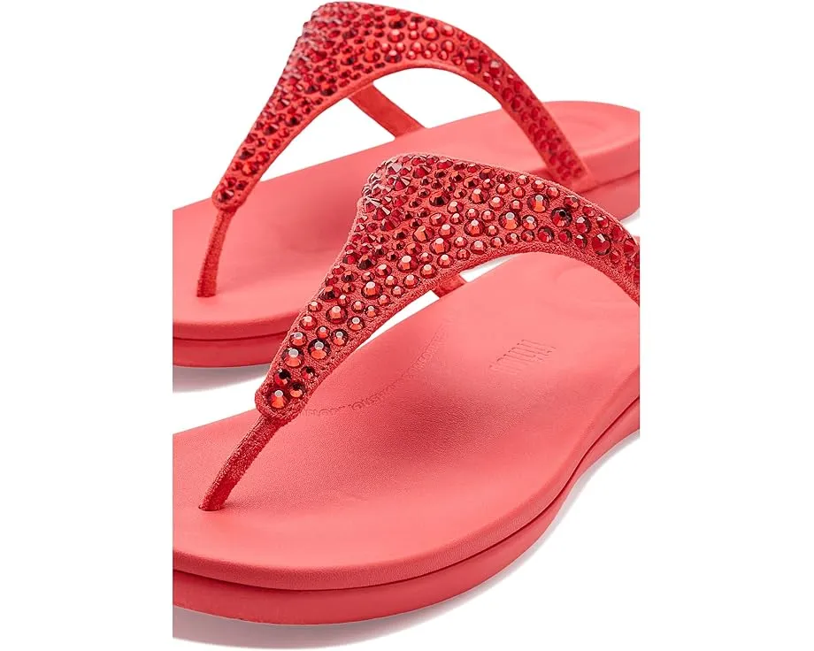 Босоножки Solay Mixed Crystal FitFlop с перепонкой на мыске