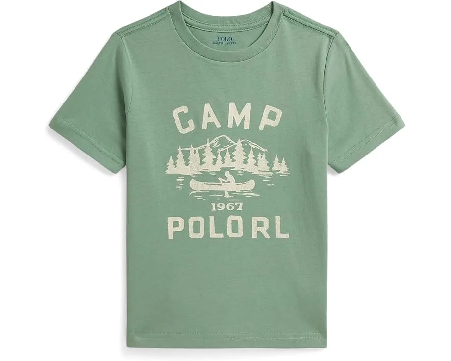 Polo Ralph Lauren футболка с графическим принтом для малышей