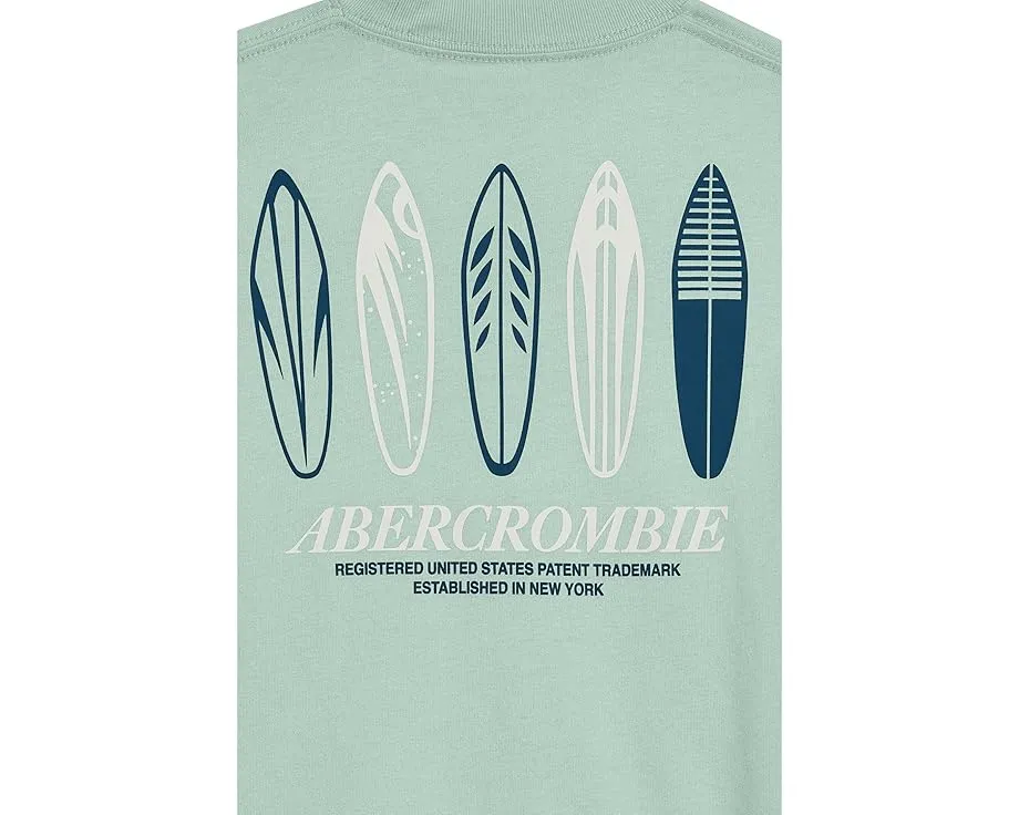 Футболка Surf's Up от abercrombie kids с принтом серфинга