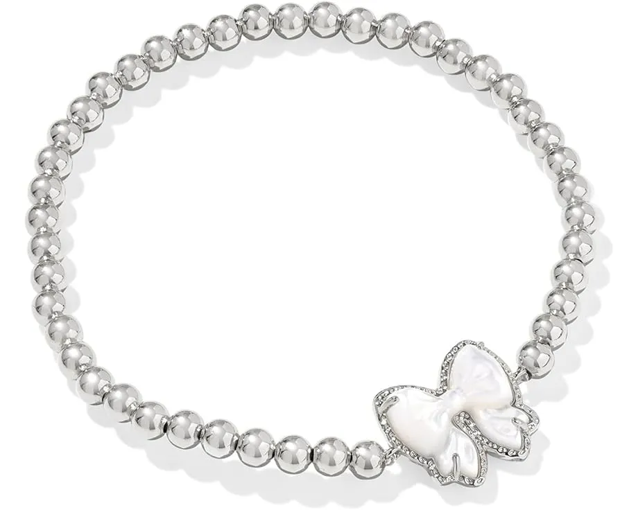 Kendra Scott Браслет Haley Bow Stretch с бантом из перламутра