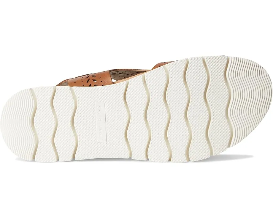 Сандалии David Tate Moda на платформе с лазерной перфорацией