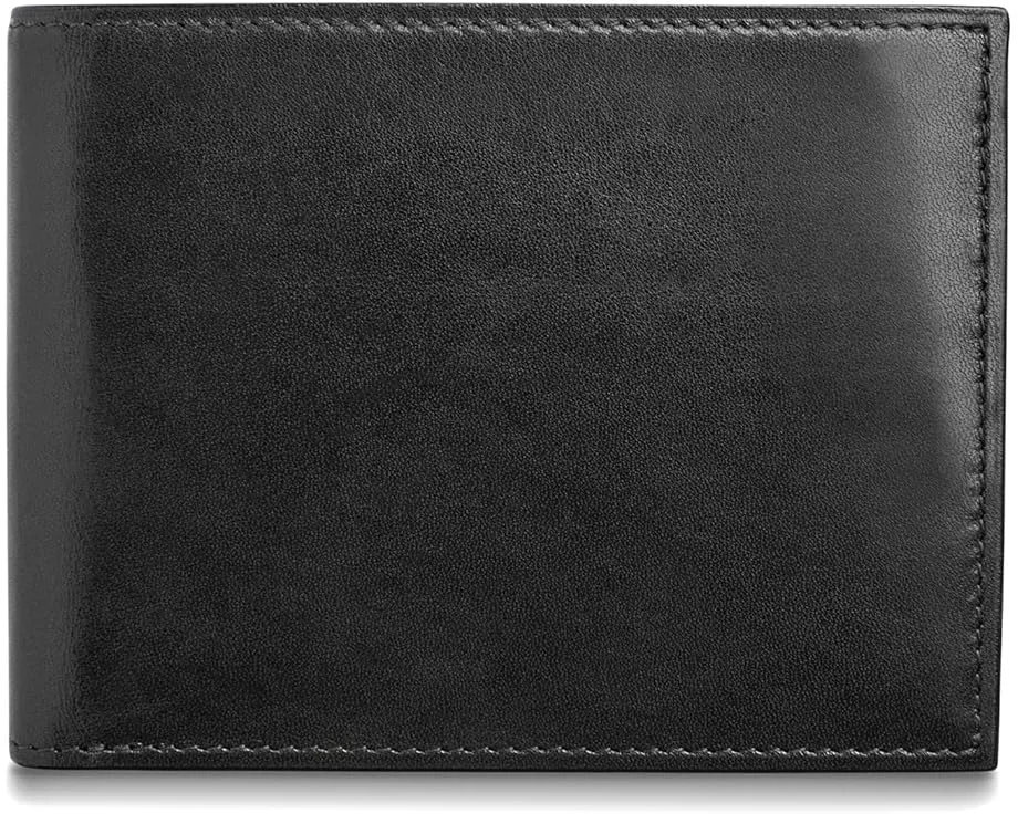 Кошелек для карт Bosca с отстегивающимся ID-футляром из состаренной кожи