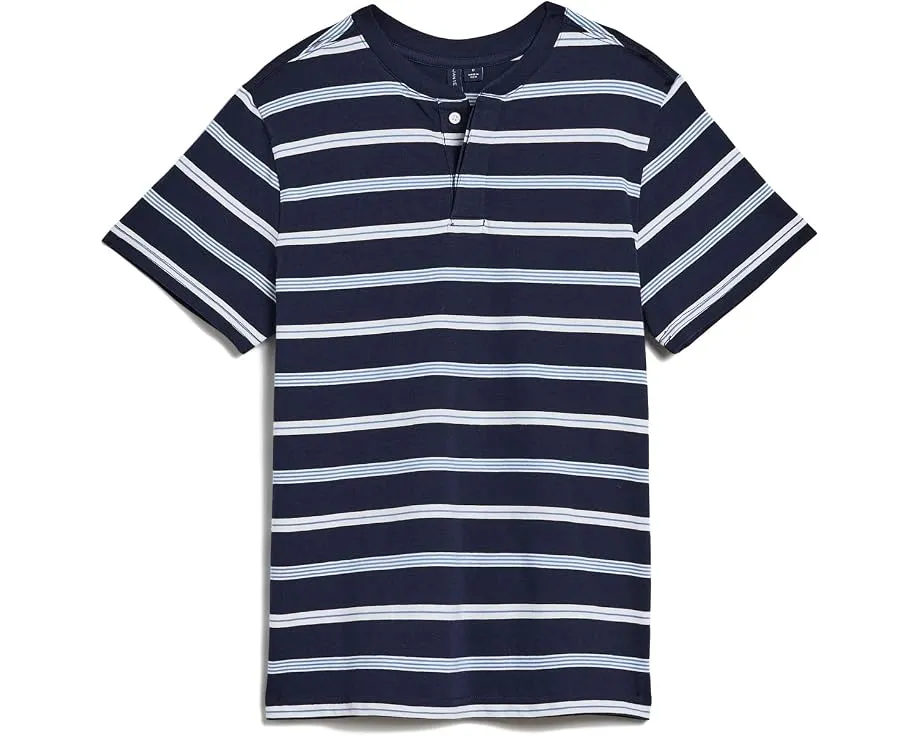 Футболка–поло Janie and Jack Stripe Henley для детей в полоску