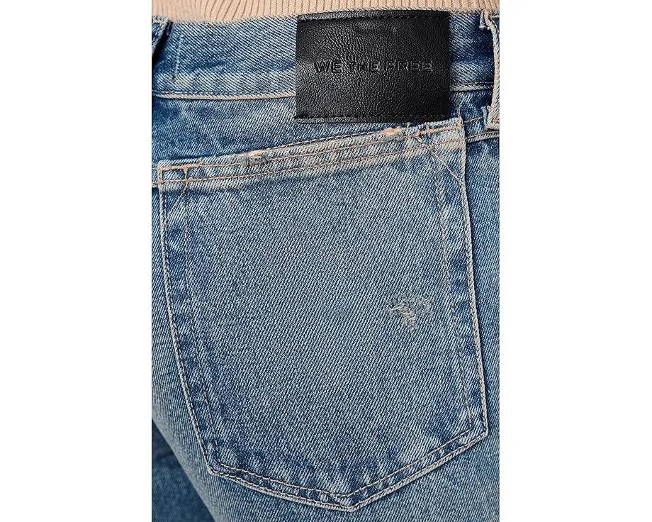 Джинсы Free People Up All Hours Slim с расклешенным низом