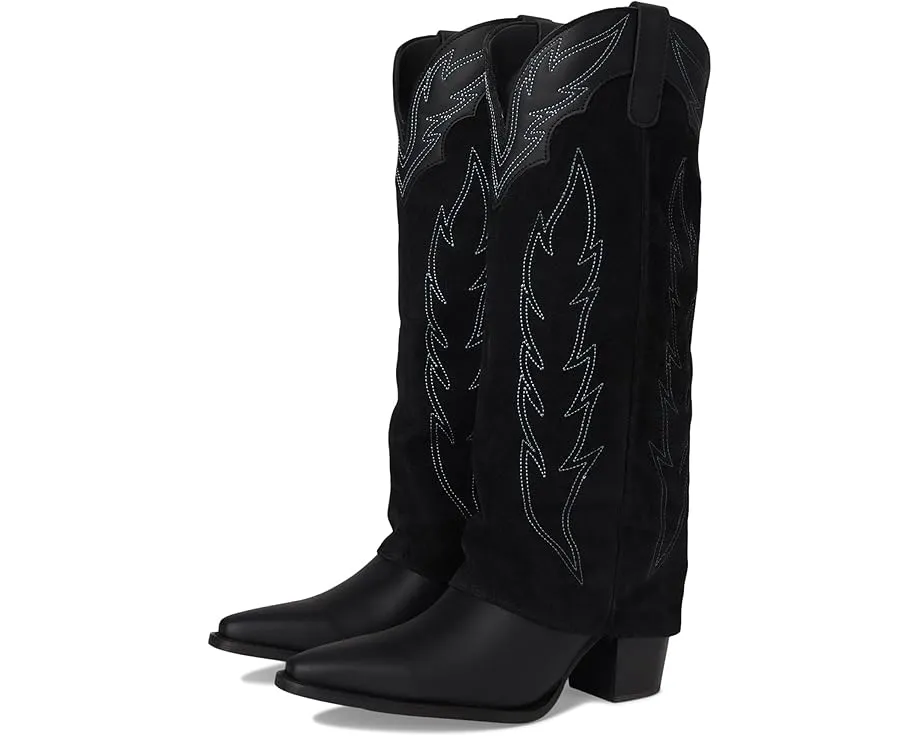 Dingo Wild Fire ботинки из замши с наборным каблуком в ковбойском стиле