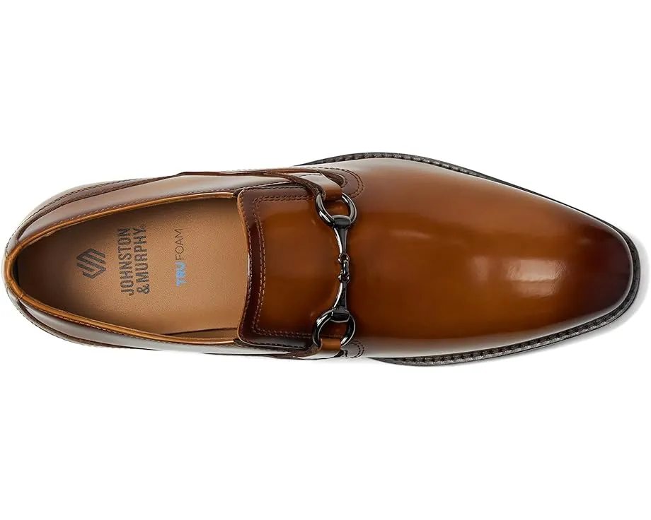 Лоферы Johnston & Murphy Richland с прямым мыском и металлической пряжкой