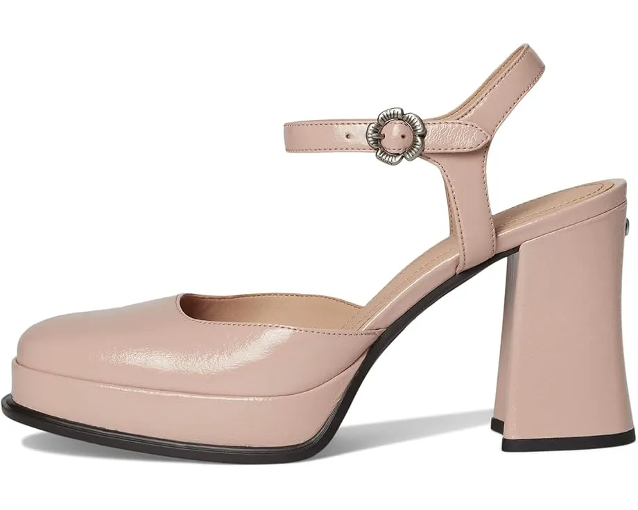Туфли COACH Pump With Tea Rose с квадратным носком