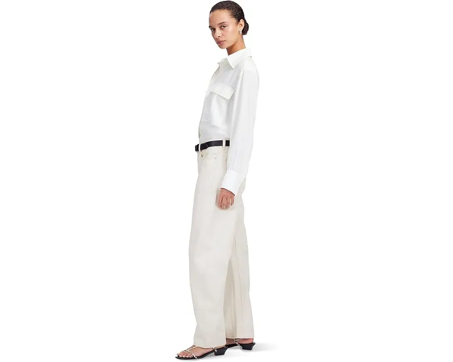 Madewell Джинсы The Darted Barrel с вытачками на коленях из винтажного холста