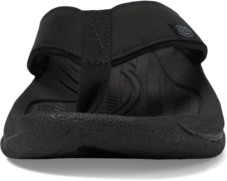 Сланцы KEEN Kona Flip TG из водоотталкивающей кожи с формованной стелькой