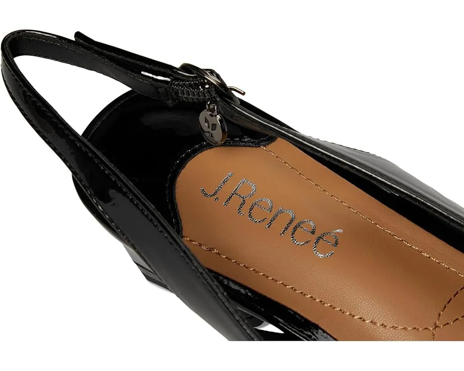 J. Renee Kimma лодочки с острым носком и бантом на блочном каблуке