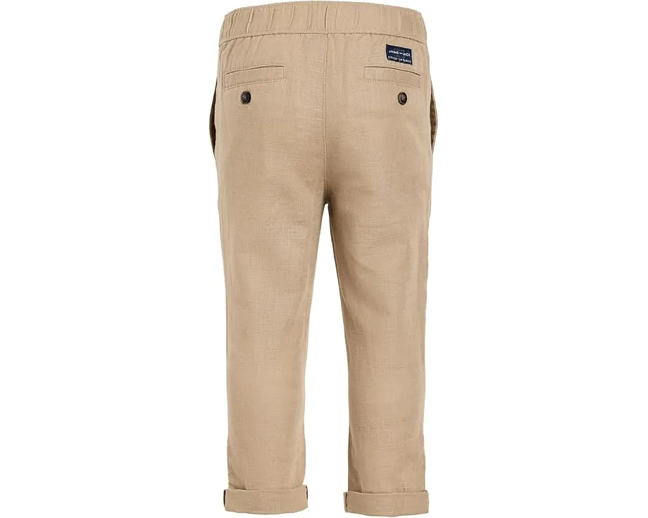 Детские льняные штаны Janie and Jack Linen Roll Up с манжетами