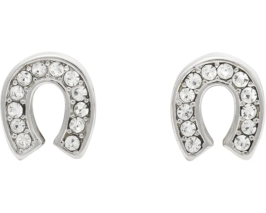Серьги-гвоздики You're A Gem Pave Horseshoe с кубическим цирконием от Kate Spade New York