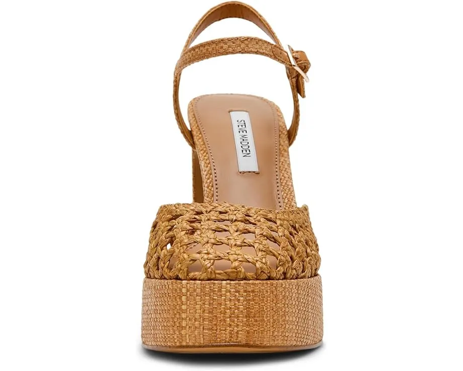 Босоножки Steve Madden Lexie на платформе с плетеным верхом из рафии