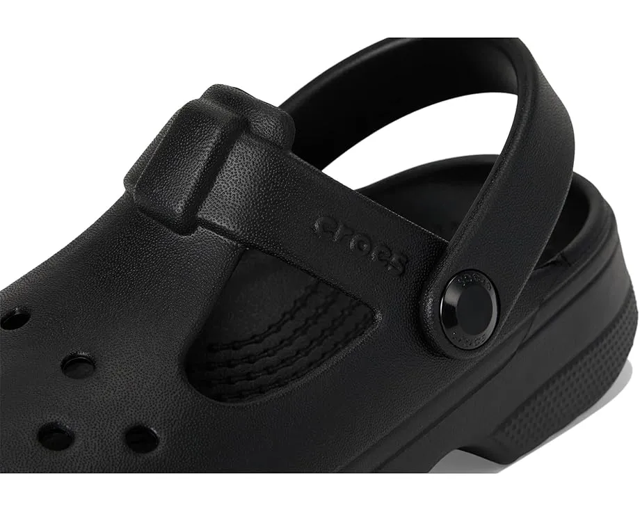 Классические сабо Mary Jane Crocs для малышей с регулируемым ремешком