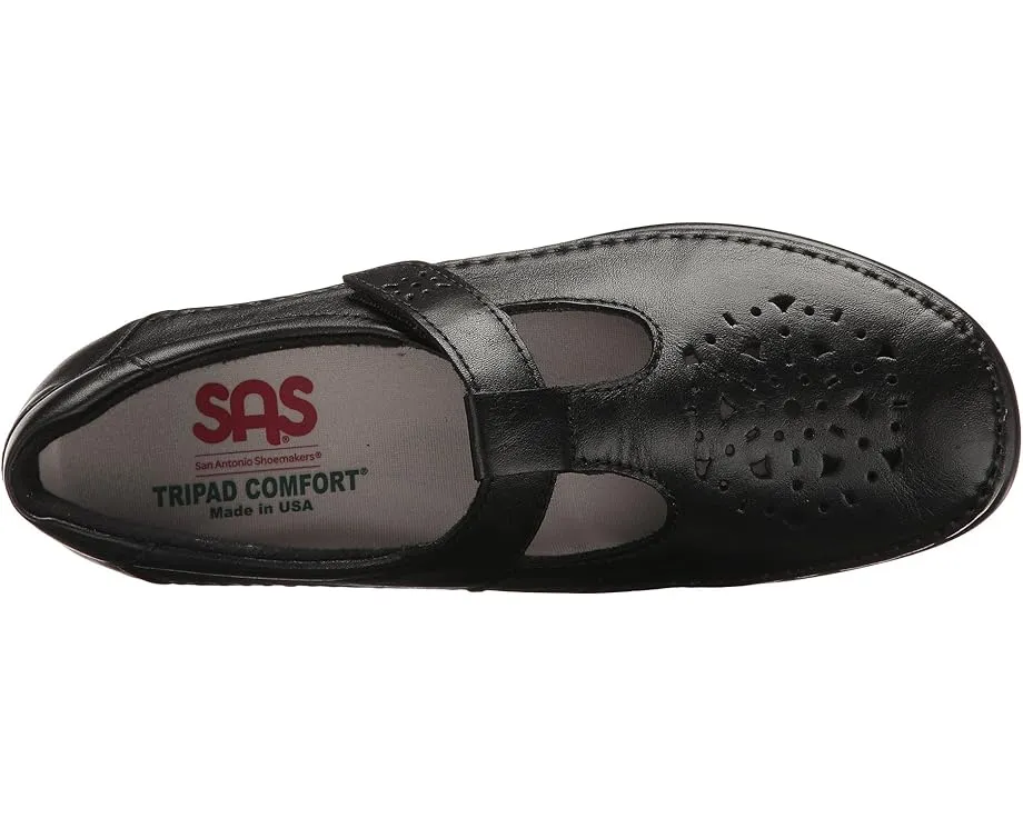 Мокасины SAS Loafers с Т-образным ремешком на липучке