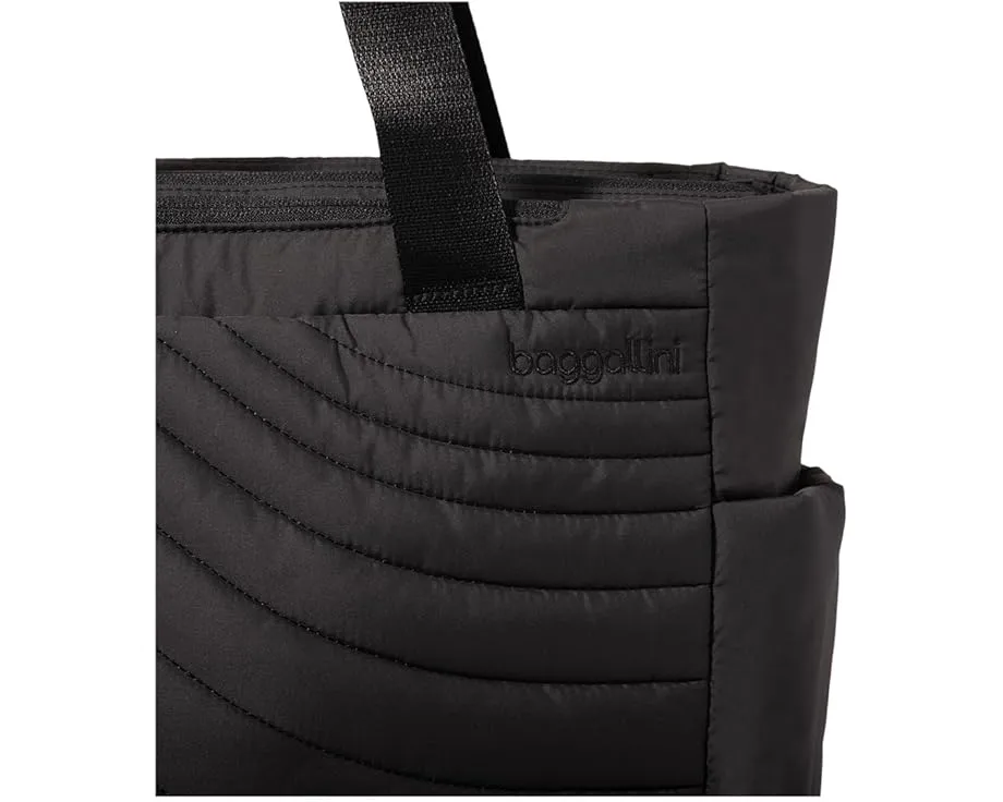 Сумка тоут Baggallini Set Wave с геометрическим узором и отделением для ноутбука