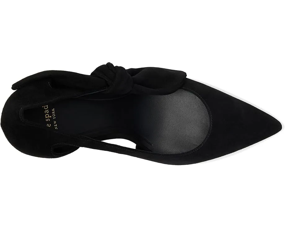 Туфли-лодочки Kate Spade New York Bunnie из замши с острым носом и бантом