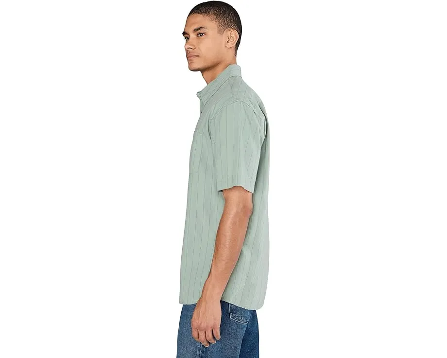 Рубашка Quiksilver Dobby Stripe Classic Woven с оксфордской полосой и нагрудным карманом