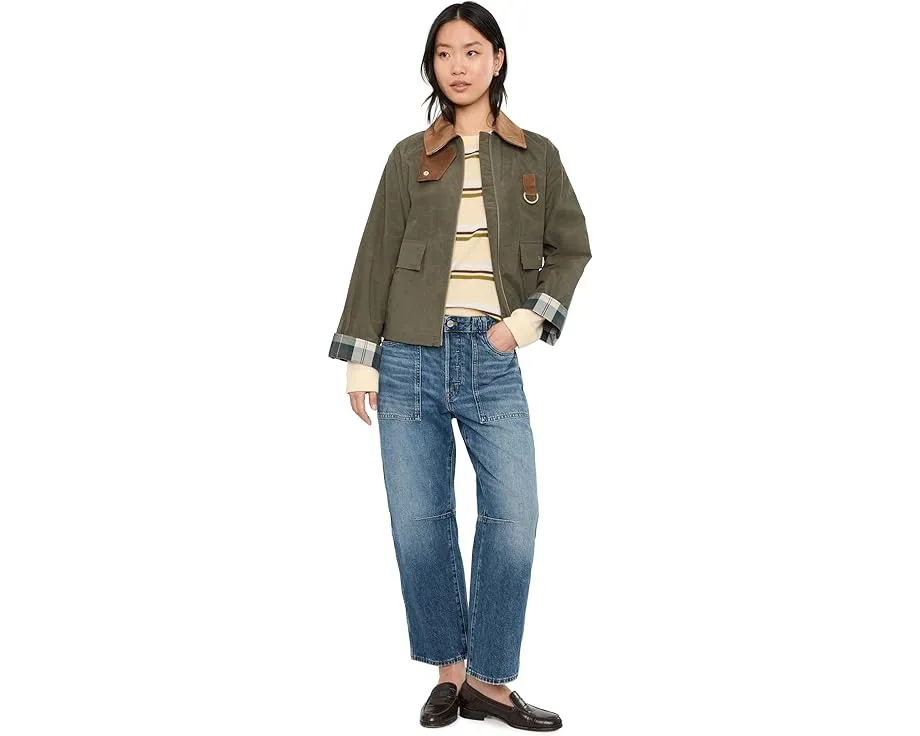 Куртка Barbour Icons Spey с защитой от дождя и воротником со шнуром