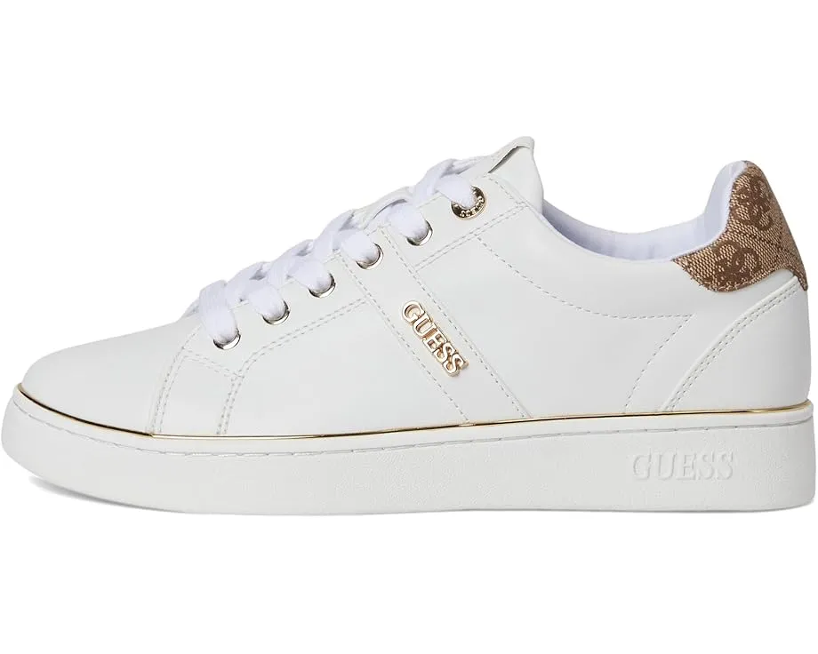 Кроссовки GUESS Britz с логотипом и металлической деталью на подошве