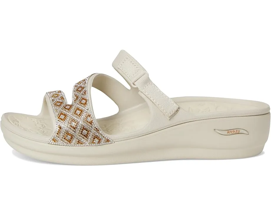 Сандалии Skechers Foamies Arch Fit Ascend с поддержкой свода стопы и каблуком