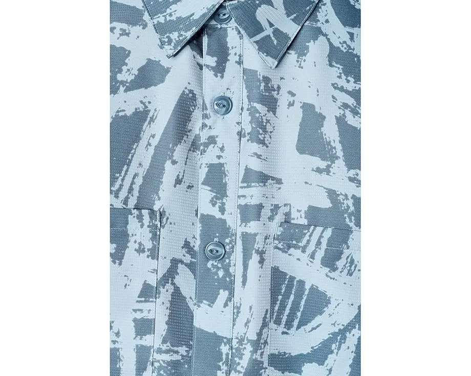 Рубашка Sun Drift™ Cooling Printed Short Sleeve Shirt от Mountain Hardwear с принтом и UPF 50