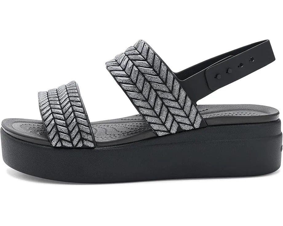 Сандалии Crocs Brooklyn Low Wedges Platform на платформе