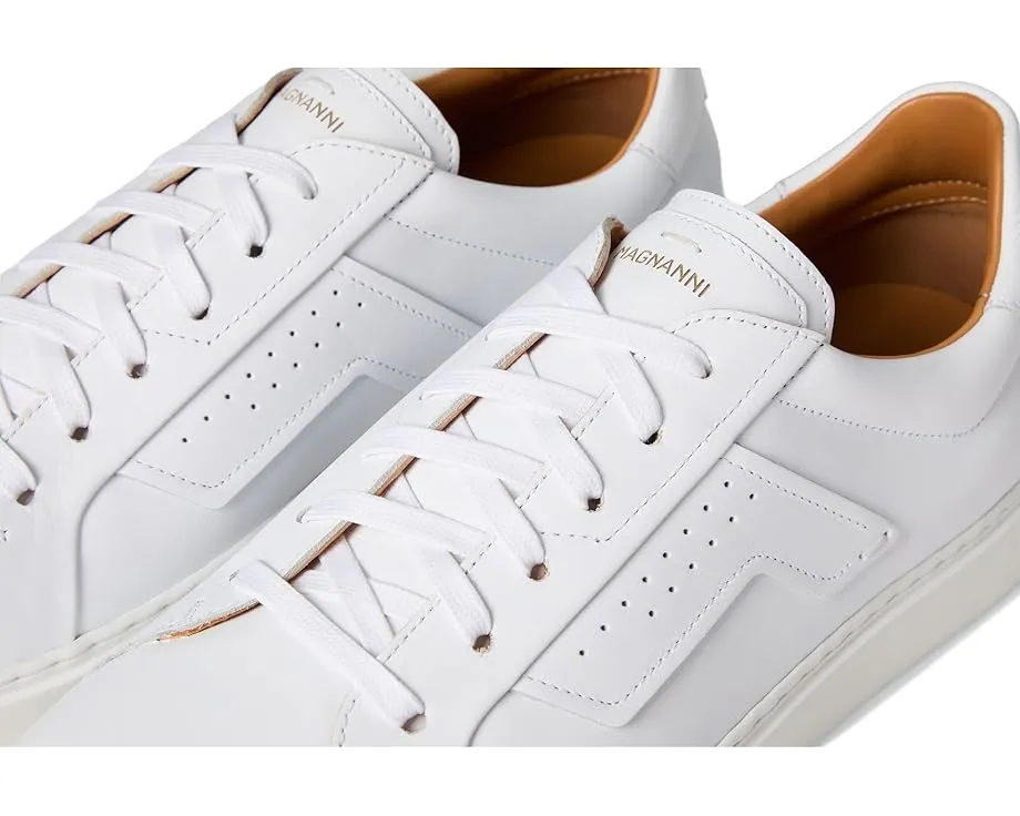 Кроссовки Magnanni Phoenix из телячьей кожи с квадратным носком и пряжкой