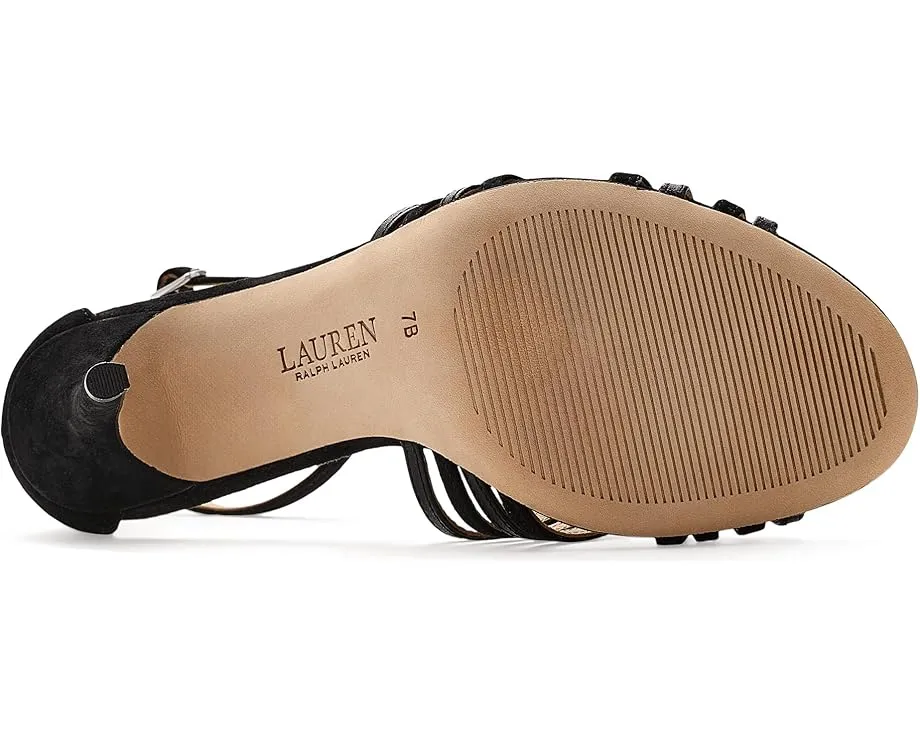 Босоножки Lauren Ralph Lauren Allie на шпильке с ремешками из замши и кожи