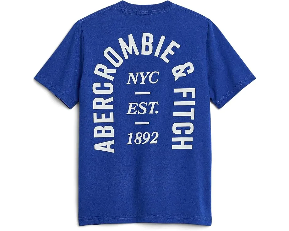 Футболка abercrombie kids с логотипом NYC Est 1892 Logo Tee
