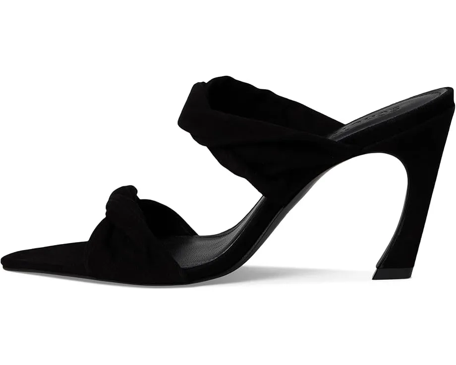 Туфли-мюли Schutz Meline из замши на скульптурной шпильке