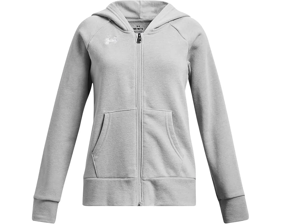 Under Armour детская худи Rival Fleece Full Zip Hoodie с карманами и молнией
