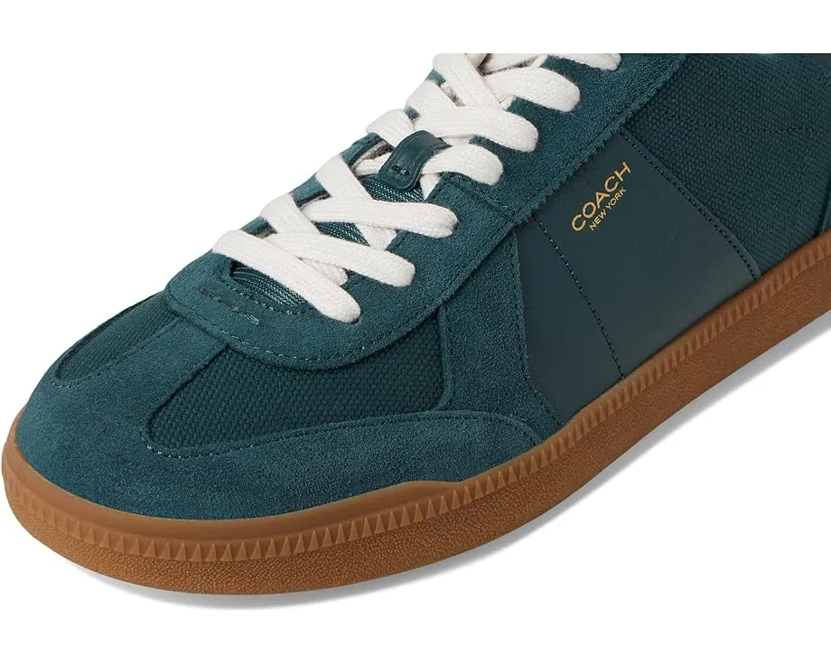Кроссовки COACH Ellis из кожи и замши с надписью бренда