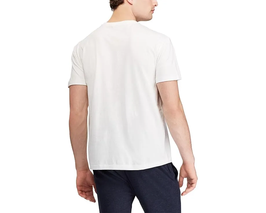 Классическая футболка Polo Ralph Lauren с V-образным вырезом и вышитым логотипом