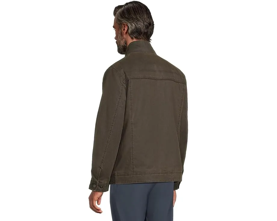 Куртка Johnston & Murphy из состаренного хлопка с отстегивающейся подстежкой