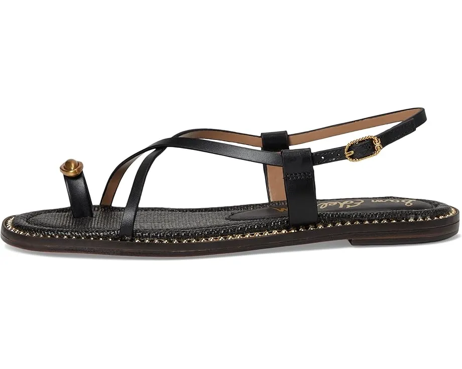 Сандалии Sam Edelman Tenly с ремешками и кольцом на палец на низком каблуке