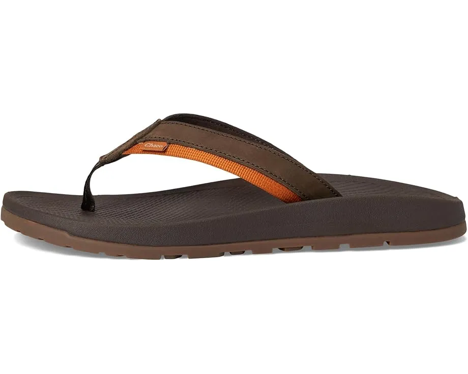 Сланцы Chaco Lowdown Leather Flip из натуральной кожи с анатомической стелькой