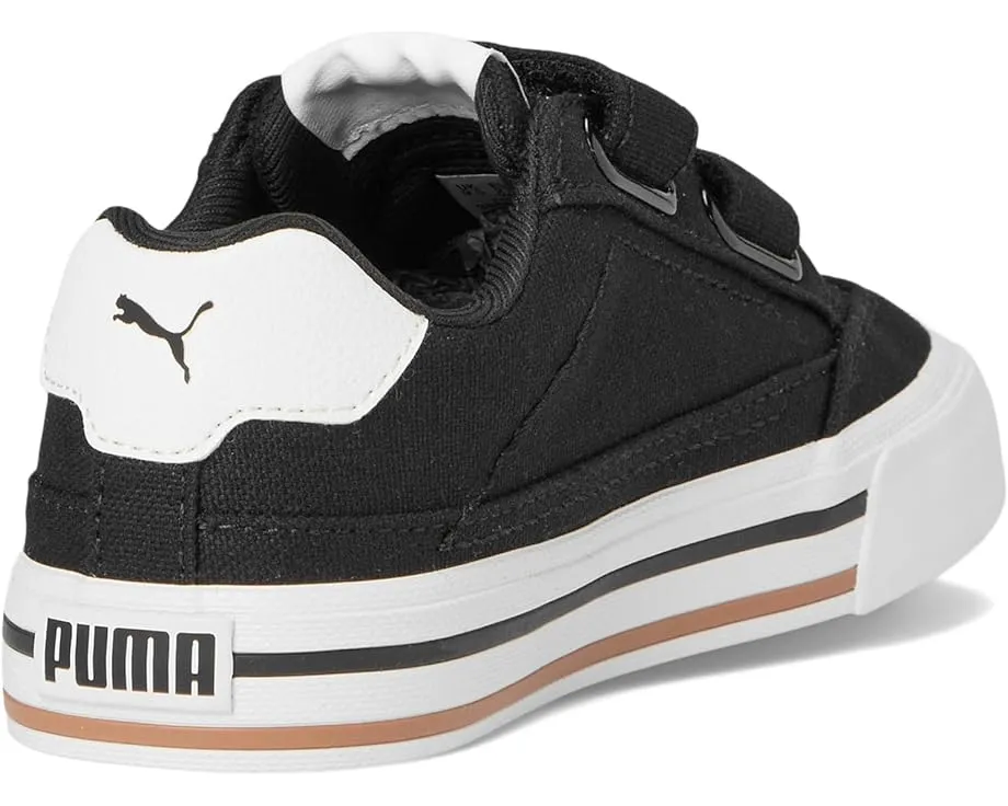 Puma Court Classic Vulc Hook And Loop детские кроссовки на липучках из переработанных материалов
