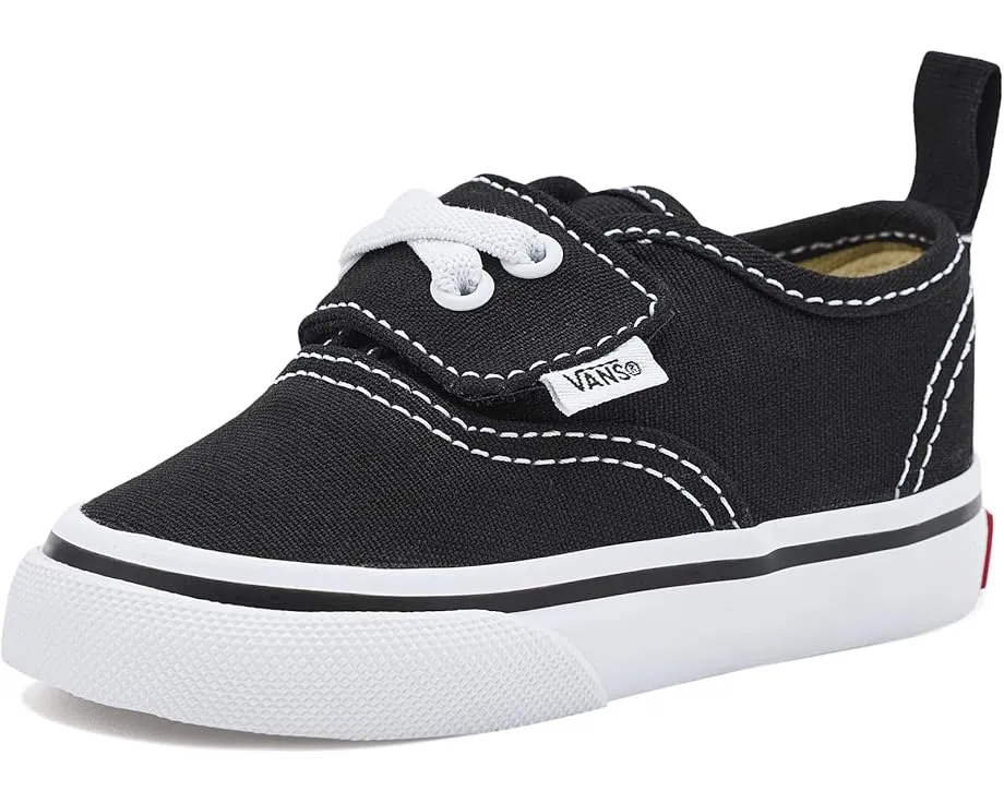 Детские кеды Vans Kids Authentic Elastic V на липучке с эластичными шнурками