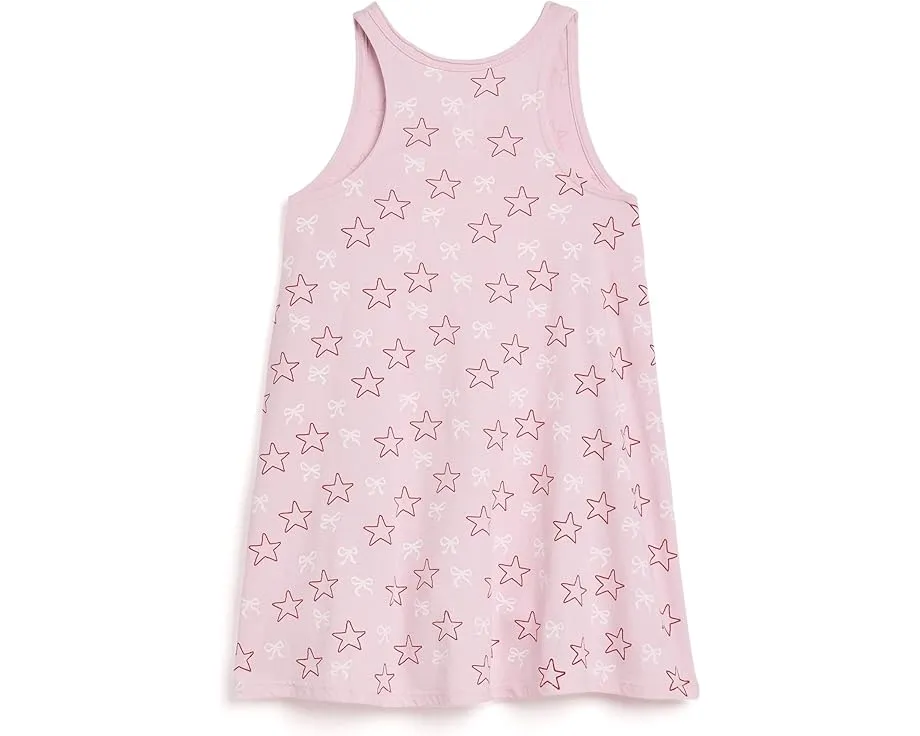 Хлопковое платье-топ Cotton Jersey Tank Dress для детей Chaser Kids с принтом звезд