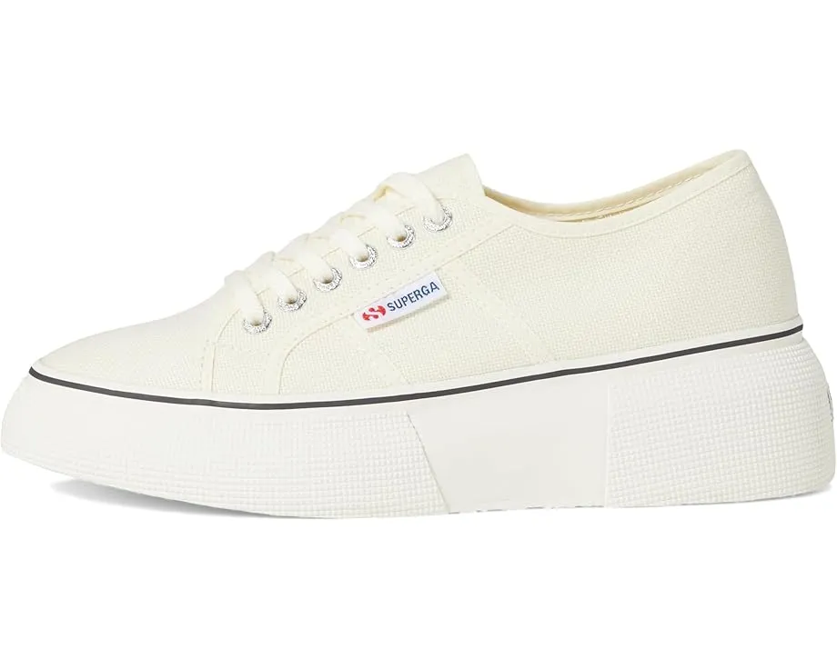 Кроссовки Superga 2287 Bubble Line на платформе с круглым носком