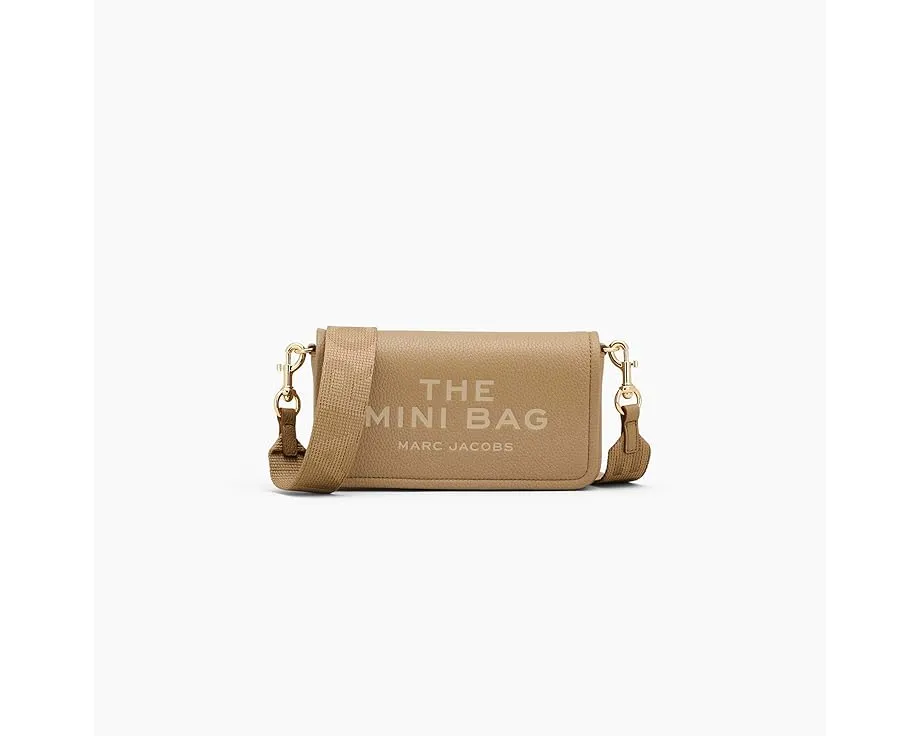 Мини-сумка The Leather Mini Bag из кожи с регулируемым ремнем Marc Jacobs