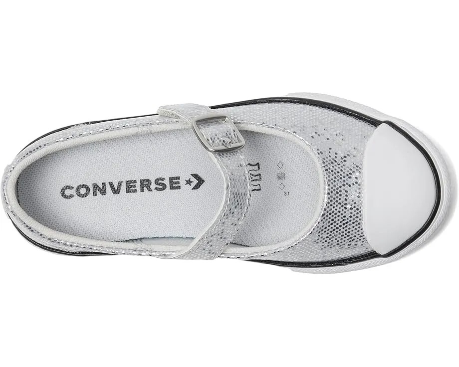 Converse Kids туфли Mary Jane Chuck Taylor All Star Dainty с блестками и пряжкой