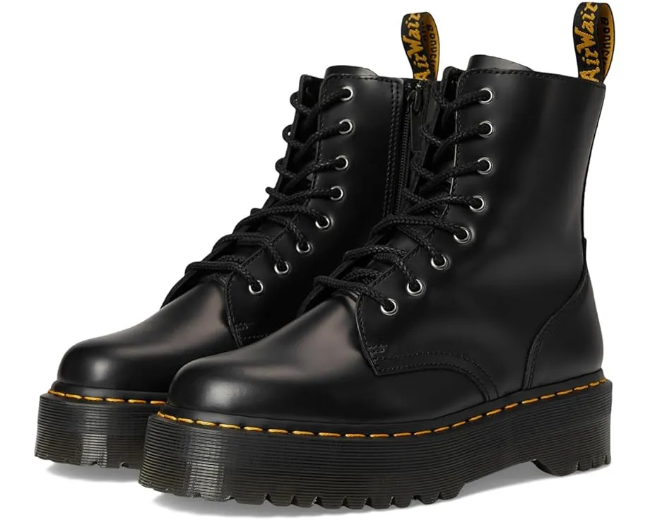 Ботинки Dr. Martens Jadon Smooth Leather на платформе с восемью люверсами