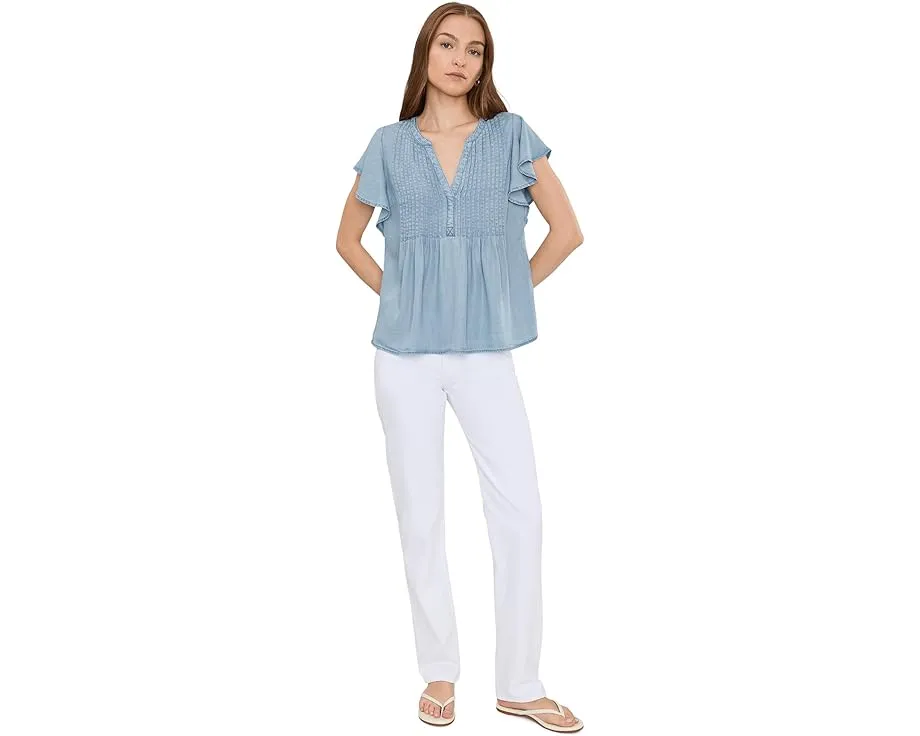 Блуза Liverpool Los Angeles с рукавами-фонариками и защипами