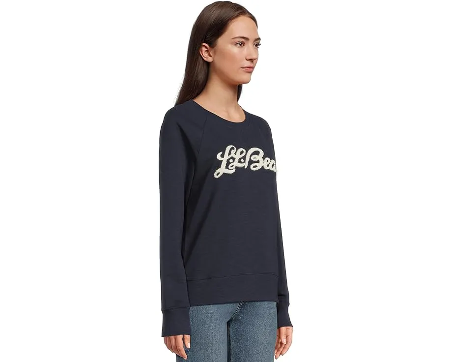 Свитшот Peaks Island с логотипом и воротником-гольф L.L.Bean